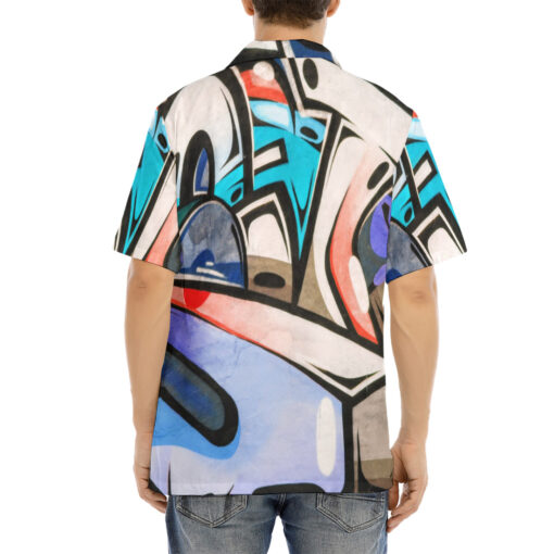 Street Art Graffiti Hawaiian Shirt - Image 4