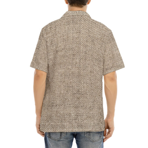 Bloody Cross Burlap Hawaiian Shirt - Image 4