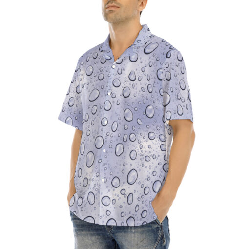 Water Drops Hawaiian Shirt - Image 3