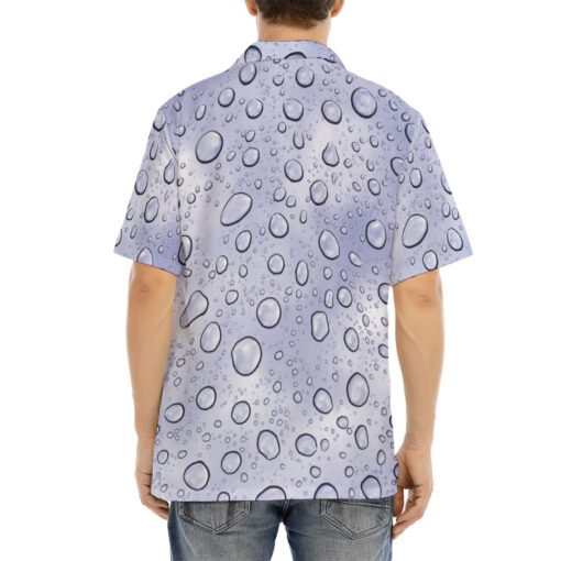 Water Drops Hawaiian Shirt - Image 4