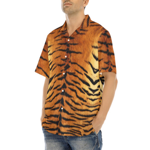 Tiger Pattern Hawaiian Shirt - Image 3