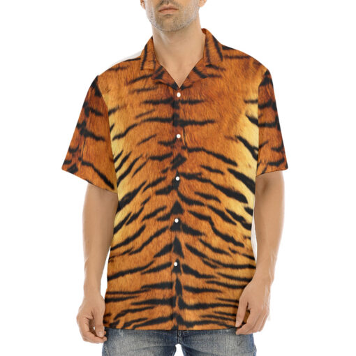 Tiger Pattern Hawaiian Shirt