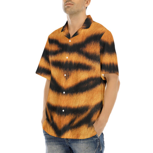 Tiger Pattern Hawaiian Shirt - Image 3