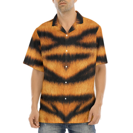 Tiger Pattern Hawaiian Shirt