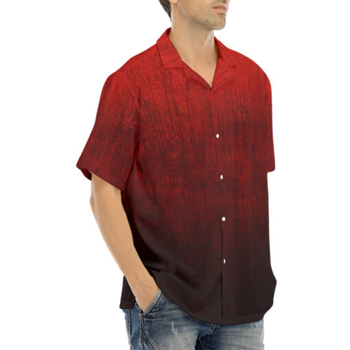 Black and Red Scuffs Hawaiian Shirt - Image 2