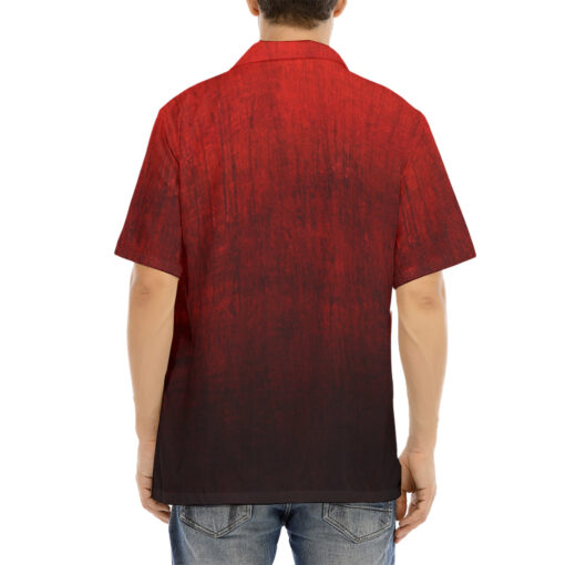 Black and Red Scuffs Hawaiian Shirt - Image 4