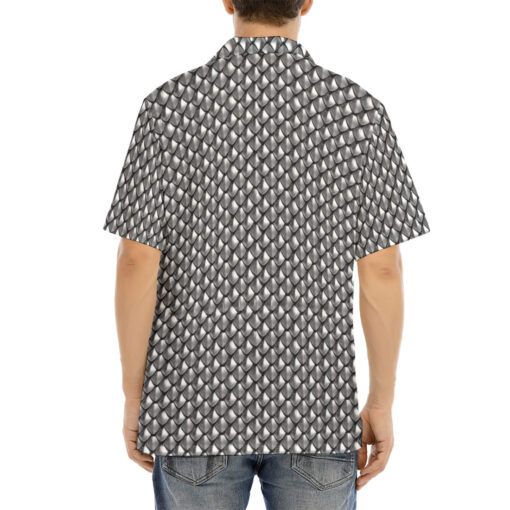 Metal Scales Hawaiian Shirt - Image 4