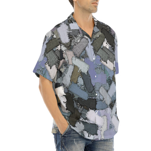 Patches Pattern Hawaiian Shirt - Image 2