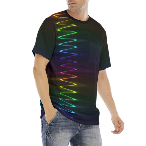 Spectrum Waves Men's T-Shirt - Image 3