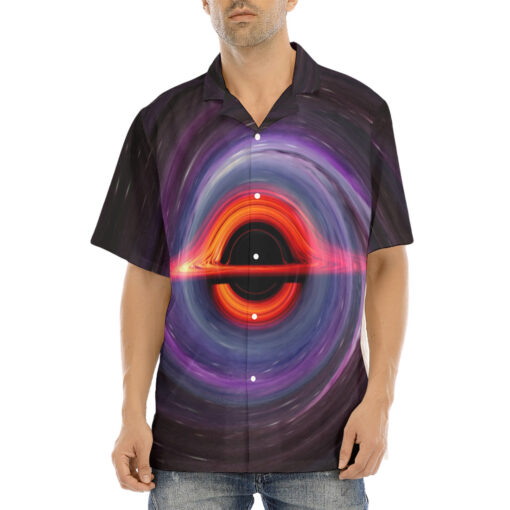 Singularity Collapsar Black Hole Hawaiian Shirt