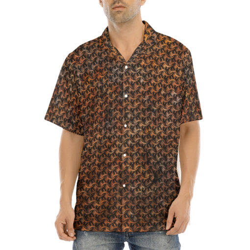 Rusty Chain Mail Hawaiian Shirt