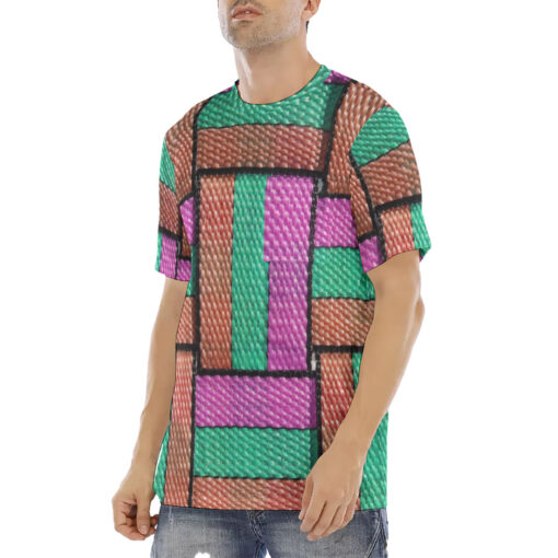 Colored Straps Men's T-Shirt - Image 2