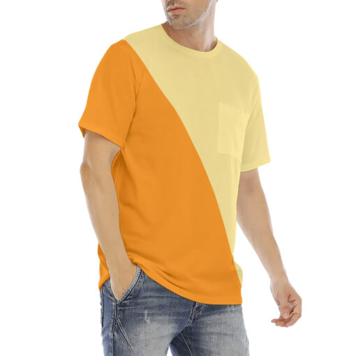 Dual Colors Style Men's T-Shirt - Image 3