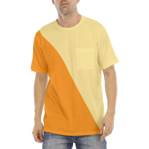 Dual Colors Style Men's T-Shirt