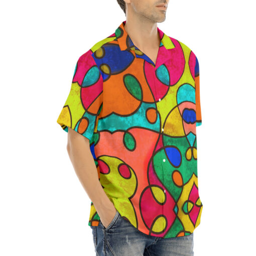 Modern Art Abstraction Hawaiian Shirt - Image 2