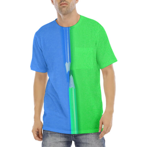 Dual Colors Pencils Men's T-Shirt