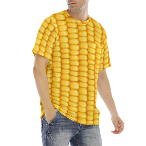 Corn Pattern Men's T-Shirt - Image 3