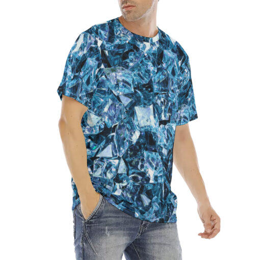 Blue Gems Men's T-Shirt - Image 3