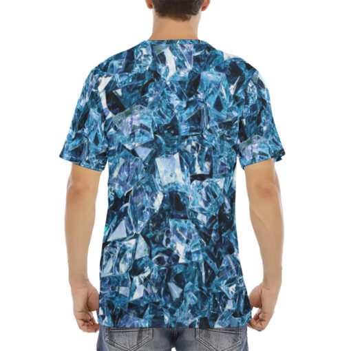 Blue Gems Men's T-Shirt - Image 4