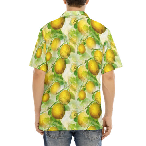 Lemon Trees Hawaiian Shirt - Image 4