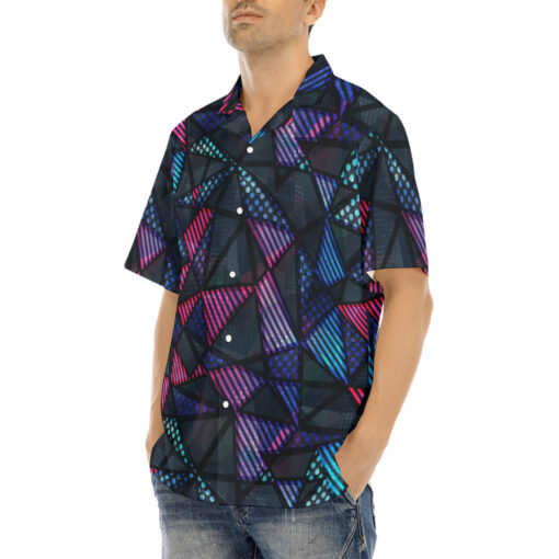 Spectrum Color Triangle Hawaiian Shirt - Image 3