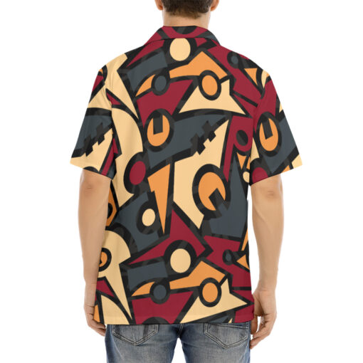 Retro Mechanic Grunge Hawaiian Shirt - Image 4