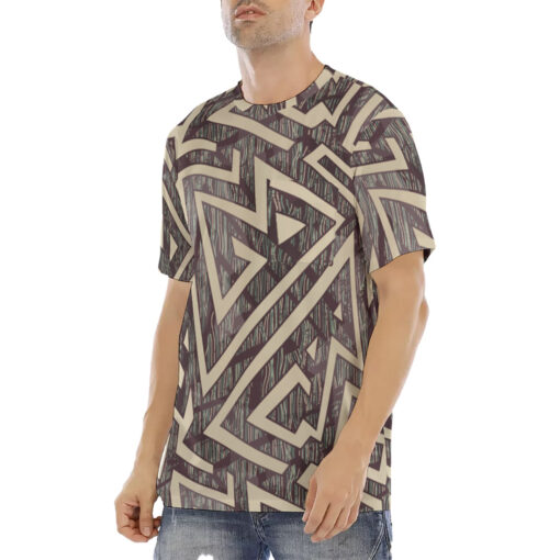 Tribal Geometric Men's T-Shirt - Image 2