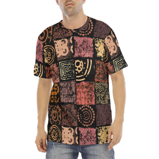 Ethnic Grunge Pattern Men's T-Shirt