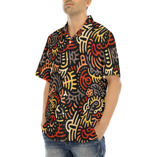 Ethnic African Tribal Hawaiian Shirt - Image 3