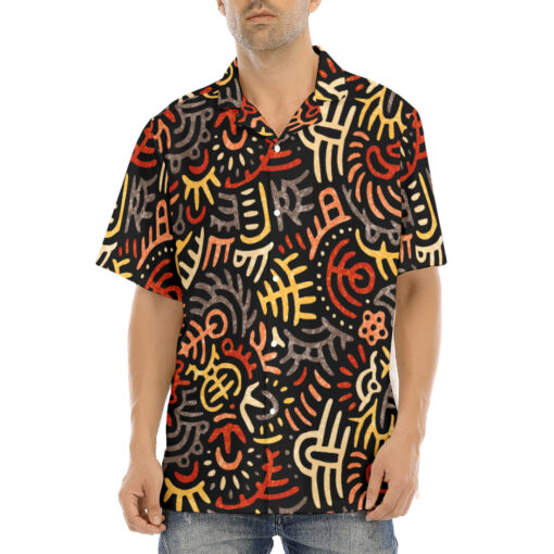 Ethnic African Tribal Hawaiian Shirt