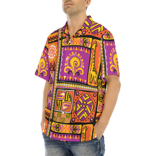 African Ornament Hawaiian Shirt - Image 3