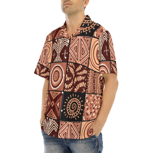 Ethnic Patchwork African Style Hawaiian Shirt - Image 3