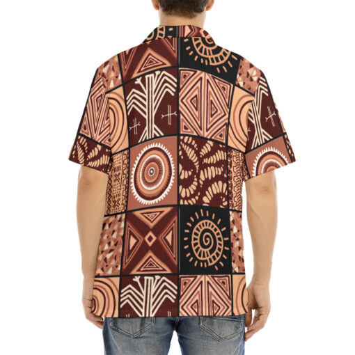 Ethnic Patchwork African Style Hawaiian Shirt - Image 4