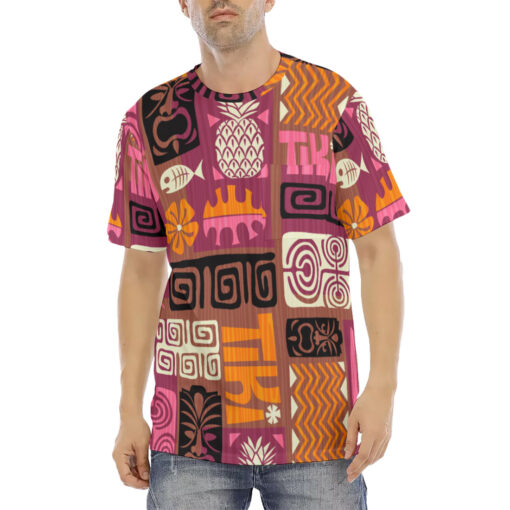 Exotic Tiki Scrapbook Men's T-Shirt