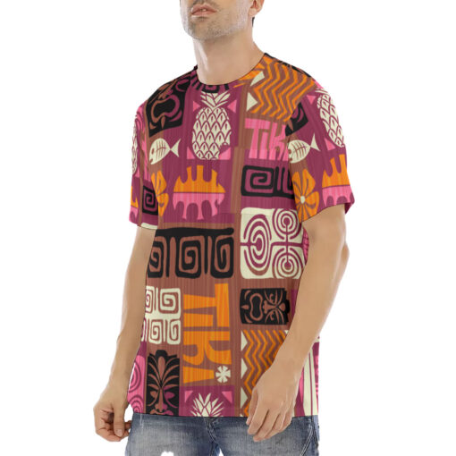 Exotic Tiki Scrapbook Men's T-Shirt - Image 2