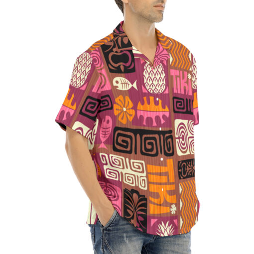 Exotic Tiki Scrapbook Hawaiian Shirt - Image 2