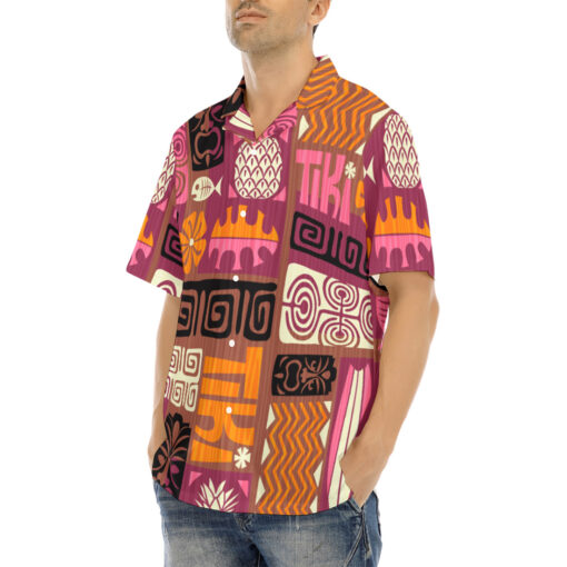 Exotic Tiki Scrapbook Hawaiian Shirt - Image 3