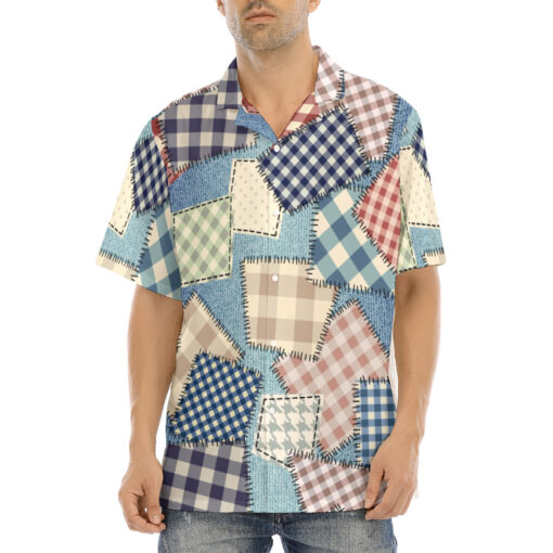 Cloth Patchwork Art Hawaiian Shirt