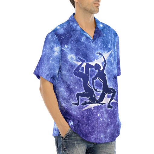 Gemini Astrological Zodiac Sign Hawaiian Shirt - Image 2