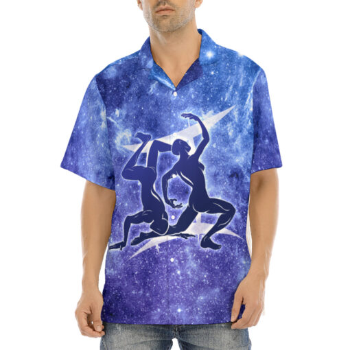 Gemini Astrological Zodiac Sign Hawaiian Shirt