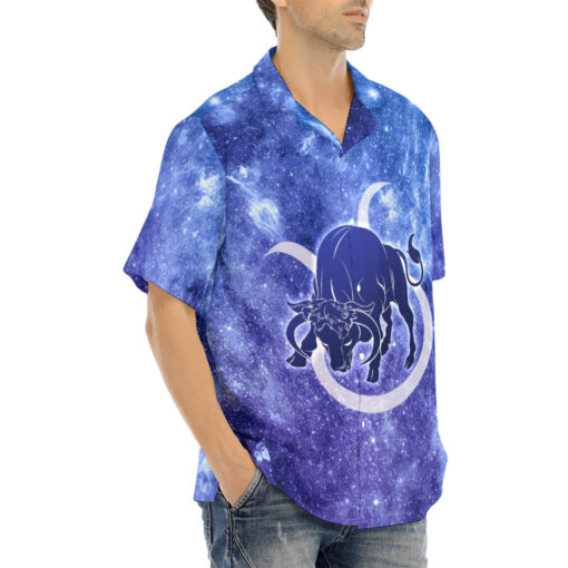 Taurus Astrological Zodiac Sign Hawaiian Shirt - Image 2