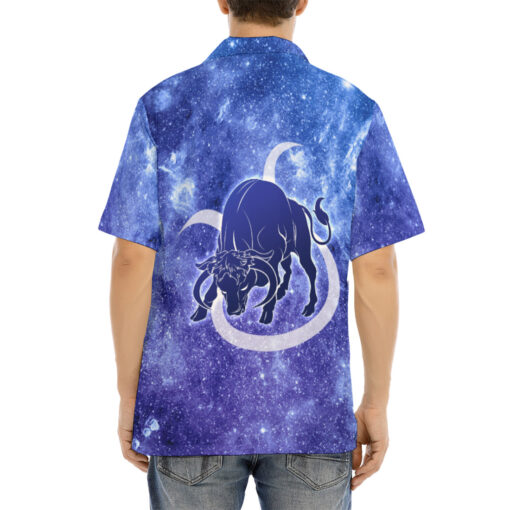 Taurus Astrological Zodiac Sign Hawaiian Shirt - Image 4