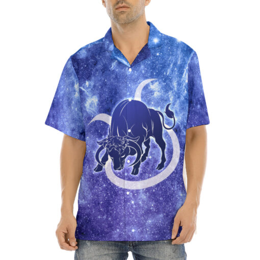 Taurus Astrological Zodiac Sign Hawaiian Shirt