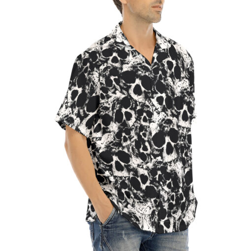 Skulls Grunge Hawaiian Shirt - Image 2