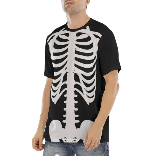 Skeleton Print Men's T-Shirt - Image 2