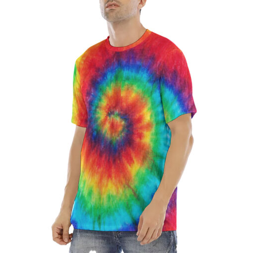 Tie Dye Style Men's T-Shirt - Image 2