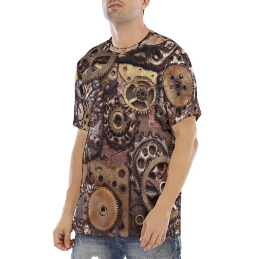 Steampunk Gears Men's T-Shirt - Image 2