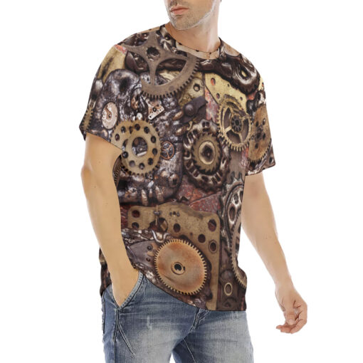 Steampunk Gears Men's T-Shirt - Image 3