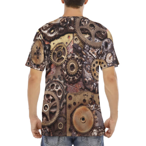 Steampunk Gears Men's T-Shirt - Image 4