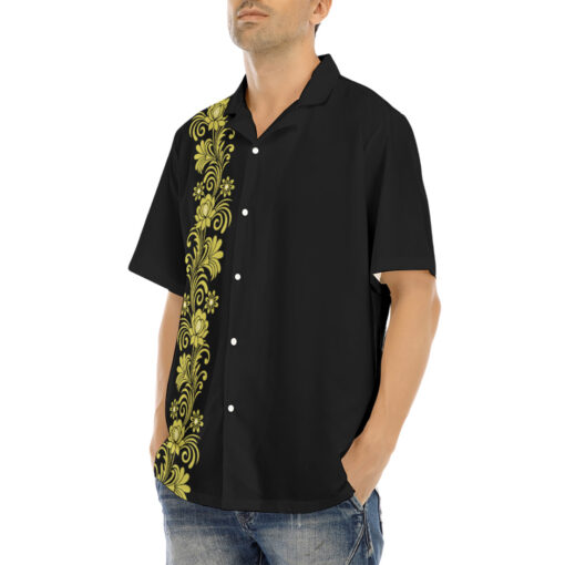 Floral Border Hawaiian Shirt - Image 3